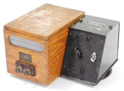 A GF Palmer of London signals box and a galvanometer. (2)