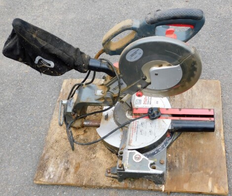 A performance 1800W slide compound mitre saw.