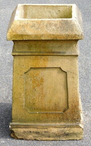 A Victorian stone chimney pot, 64cm high.