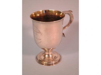 A George III silver mug