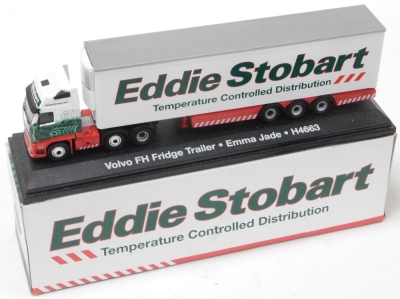 A group of collectors toys, to include an Eddie Stobart truck, a Blackpool balloon tram die cast model, a Mini Trains Editions Atlas collection, Flying Scotsman and a Classic Coaches collection coach. (4) - 3