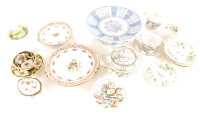 A quantity of 19thC and later ceramics, to include Coalport, etc.