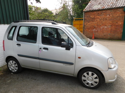 A Suzuki Wagon R+GL, registration DV57 ZNU, first registered 26/11/2007, five door hatchback, petrol, silver, 1229cc, MOT to 14/03/2022, 073573 recorded mileage, V5 present, service history, two keys. - 9