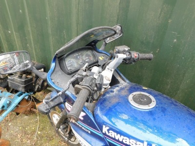 A Kawasaki GPZ500 S motorbike, Registration G36 CRD, having 18276 miles, MOT expired 30/09/11, no V5 present. - 2