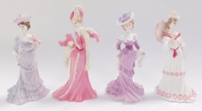 A set of sixteen Coalport porcelain ladies, for Compton & Woodhouse, comprising Lady Florence., Helena., Grace., May., Clara., Emily., Sarah., Catherine., Lydia., Phoebe., Eliza., Evelyn., Lillian., Louise., Frances., and Rose. - 9