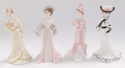 A set of sixteen Coalport porcelain ladies, for Compton & Woodhouse, comprising Lady Florence., Helena., Grace., May., Clara., Emily., Sarah., Catherine., Lydia., Phoebe., Eliza., Evelyn., Lillian., Louise., Frances., and Rose. - 11