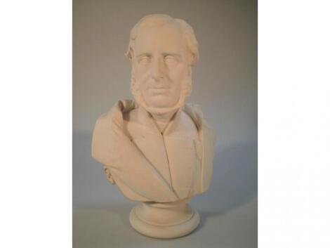 A Wedgwood Parian bust of General Sir Henry Havelock