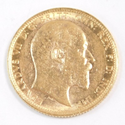 An Edward VII gold sovereign 1905, 8.0g. - 2