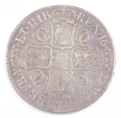 A Charles II silver crown 1672. - 2