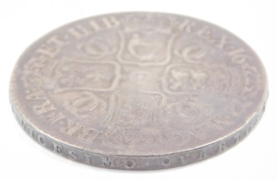 A Charles II silver crown 1672. - 3