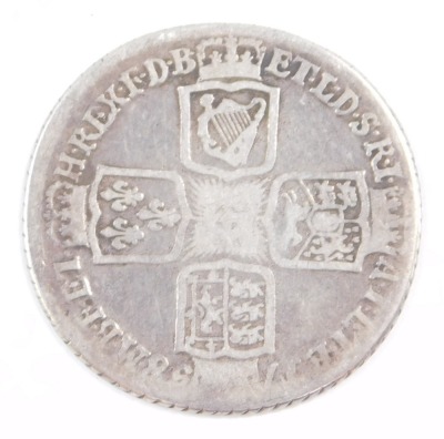 A George II silver shilling 1758. - 2