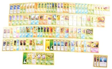 Pokemon Cards, 62., 64., 82., 130 and 132 Pack, together with Addestramento cards.(approx 113)