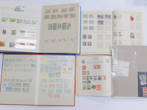 Philately. GB EII, mint commemorative sets, 1984 onwards, further GB and British Commonwealth stamps, mint and used, an album of world stamps, Royal Air Force first day covers.