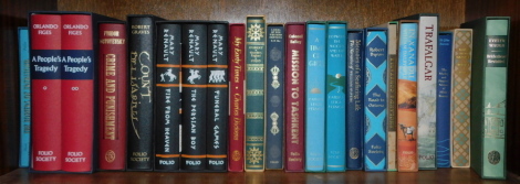 Folio Society. Various novels, in slip cases. (1 shelf)