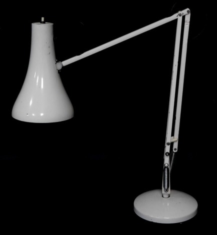 A cantilever anglepoise lamp, 80cm high.