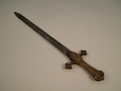 A late Victorian regimental drummer's sword of the 1st Gloucester regiment