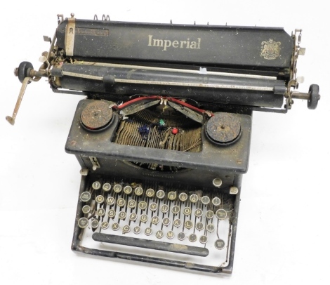 An Imperial Good Companion typewriter.