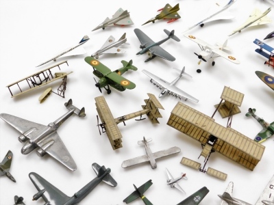 A group of diecast airplane models, to include Dinky toys and Corgi's, unboxed examples, etc. (a quantity) - 3