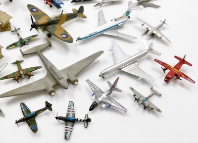 A group of diecast airplane models, to include Dinky toys and Corgi's, unboxed examples, etc. (a quantity) - 4