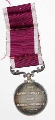 A George V Long Service and Good Conduct medal, inscribed to 758796 S. Sgt W.E.R. Bird R.A.O.C. - 2