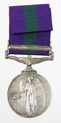 An Elizabeth II General Service medal (1962) with Cyprus clasp, inscribed to 23371324 GNE M.S.A Head, R.A. - 2