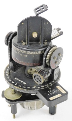 An aviation astro compass MK2, serial number 514 reference 6/399, 21cm high. - 2