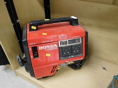 A Honda EX800 petrol generator.