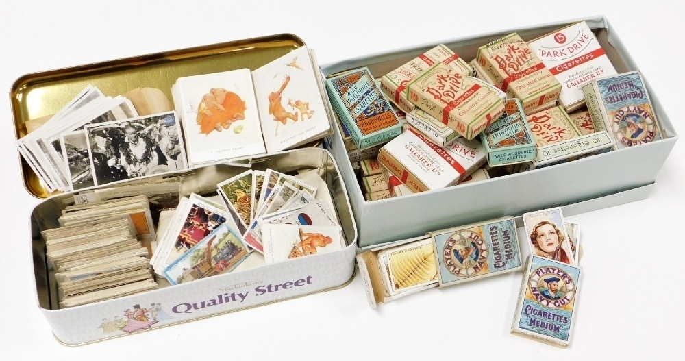 cigarette card auctions A group of cigarette cards, to include mainly boxed example, to include  Players Navy Cut cigarettes