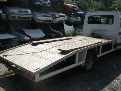 An Iveco recovery truck, registration FJ56 VHK, with YETI wince, 140,510 miles. Engine has been running but not been moved. Sold as seen, no V5. - 2