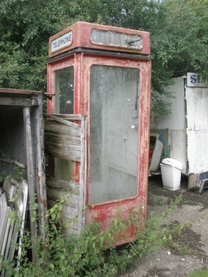 A Lion Foundry red telephone box. (AF)