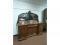 A Victorian mahogany mirror back sideboard with recessed front