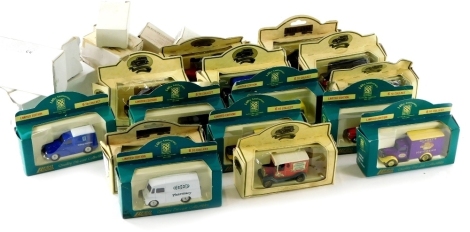 A quantity of die cast promotional vehicles, to include Lledo Co-op Limited Edition 140th Anniversary vans, etc.