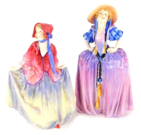 Two Royal Doulton porcelain figurines, Patricia and Sweet Anne.