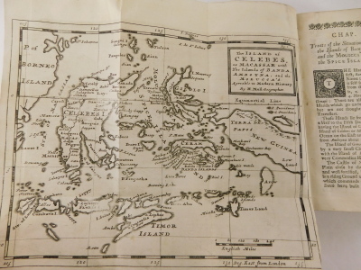 Moll (Herman, cartographer.) Salmon (Thomas) MODERN HISTORY OR THE STATE OF ALL NATIONS..., vol II only, title in red and black, folding engraved maps, contemporary panelled calf, small 4to, J. Crokatt, 1725 - 7