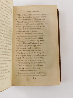 Bewick (Thomas, engraver) Local Printing.- Gay (John) FABLES, contemporary calf rubbed,York, 1797; .- THE LOOKING-GLASS FOR THE MIND, modern calf, J. Crowder, 1746, engravings by Bewick, 8vo (2) - 8