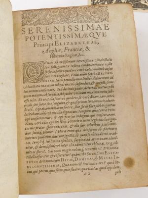 Camden (William). BRITANNIA, fifth edition, lacks frontispiece, woodcut coat of arms and vignette on title, 7 engraved plates and 2 folding engraved maps, modern fine calf, tooled in gilt, [STC 4507 3/1], 4to, G. Bishop, 1600 - 8