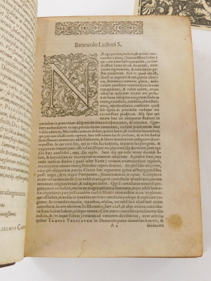 Camden (William). BRITANNIA, fifth edition, lacks frontispiece, woodcut coat of arms and vignette on title, 7 engraved plates and 2 folding engraved maps, modern fine calf, tooled in gilt, [STC 4507 3/1], 4to, G. Bishop, 1600 - 9