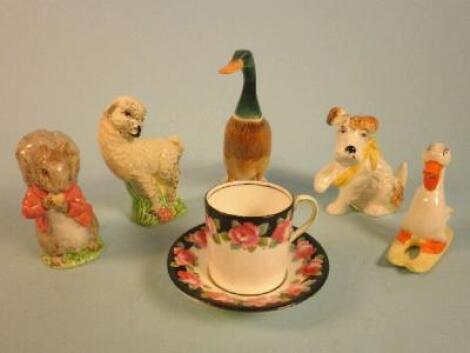 A Beswick Beatrix Potter figure of Timmy Tiptoes