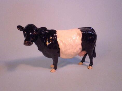 Beswick. A belted Galloway cow