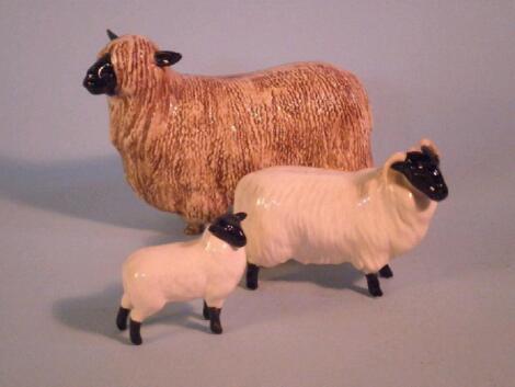 Beswick. A Wensleydale sheep