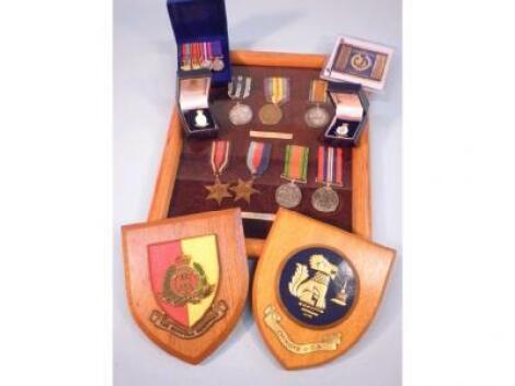 A group of medals awarded to GNR W H Jeffcott RA to include a silver Gallantry medal