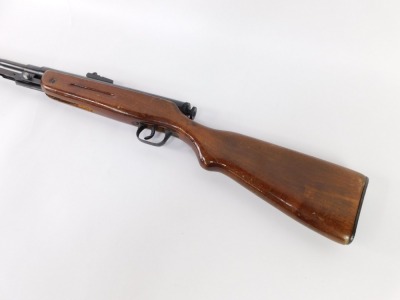 A Lion Brand spring powered air rifle, calibre .22. - 2