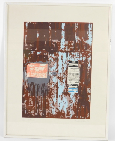 Martin Collins (20thC). Exterior, limited edition print, 24/25, signed, dated '82, 61cm high, 47cm wide.