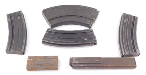 Military machine gun magazines. (a quantity)