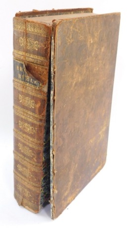 The Self-Interpreting Bible, containing the Old and New Testaments, with references and illustrations, by the Late Revd., John Brown, with engravings, calf, folio, published by Brightly & Childs, Bungay, 1814.