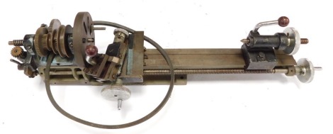 A Flexispeed watchmaker's lathe, model D/104.