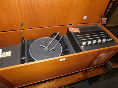 A Garrard 2025T radiogramme, in a teak cabinet. - 2