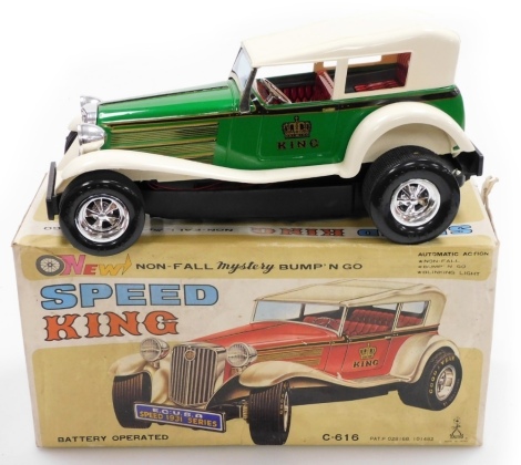 A SpeedKing C-616 model car, boxed.