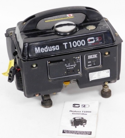 A Medusa T1000 petrol generator.