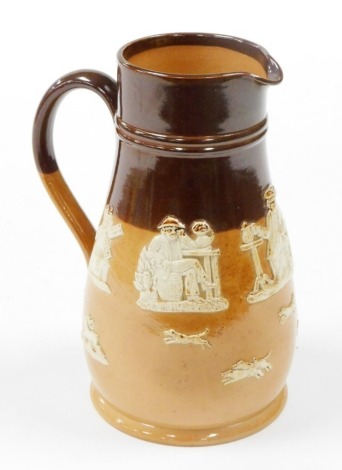 A Royal Doulton stoneware jug, 20cm high.